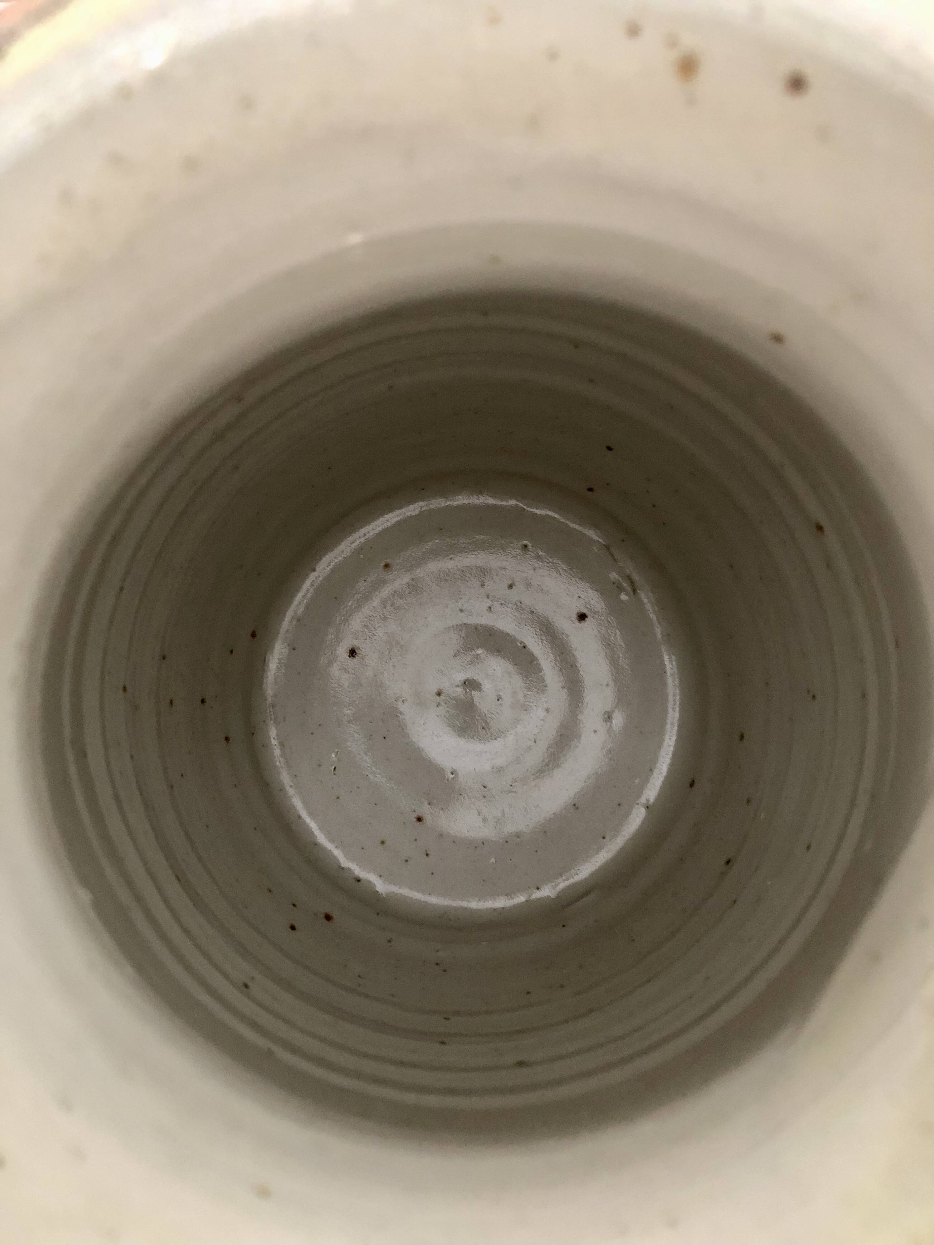 Large brown pot, country style