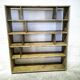 Large wooden workshop locker
