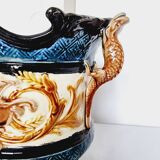 Mouzin-lecat brand onnaing flower pot from 1870 salamandre model
