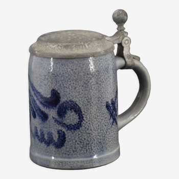 Chope à bière en grès