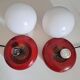 Pair of revisited bedside lamps