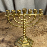 Candle holder, seven-branched menorah, Wainberg