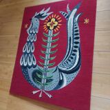 Vintage rooster tapestry