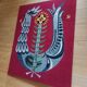 Vintage rooster tapestry