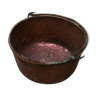 Old copper cauldron