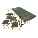 Mado table 2 stools 2 armchairs