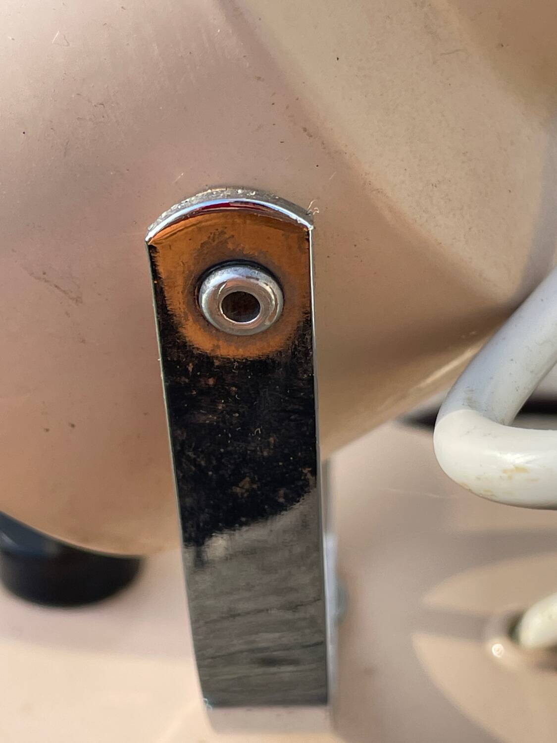 Beige metal wall light Delmas