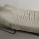 Swedish Mid Century Wooden Daybed in Teak and Beige Hide, 1960s
