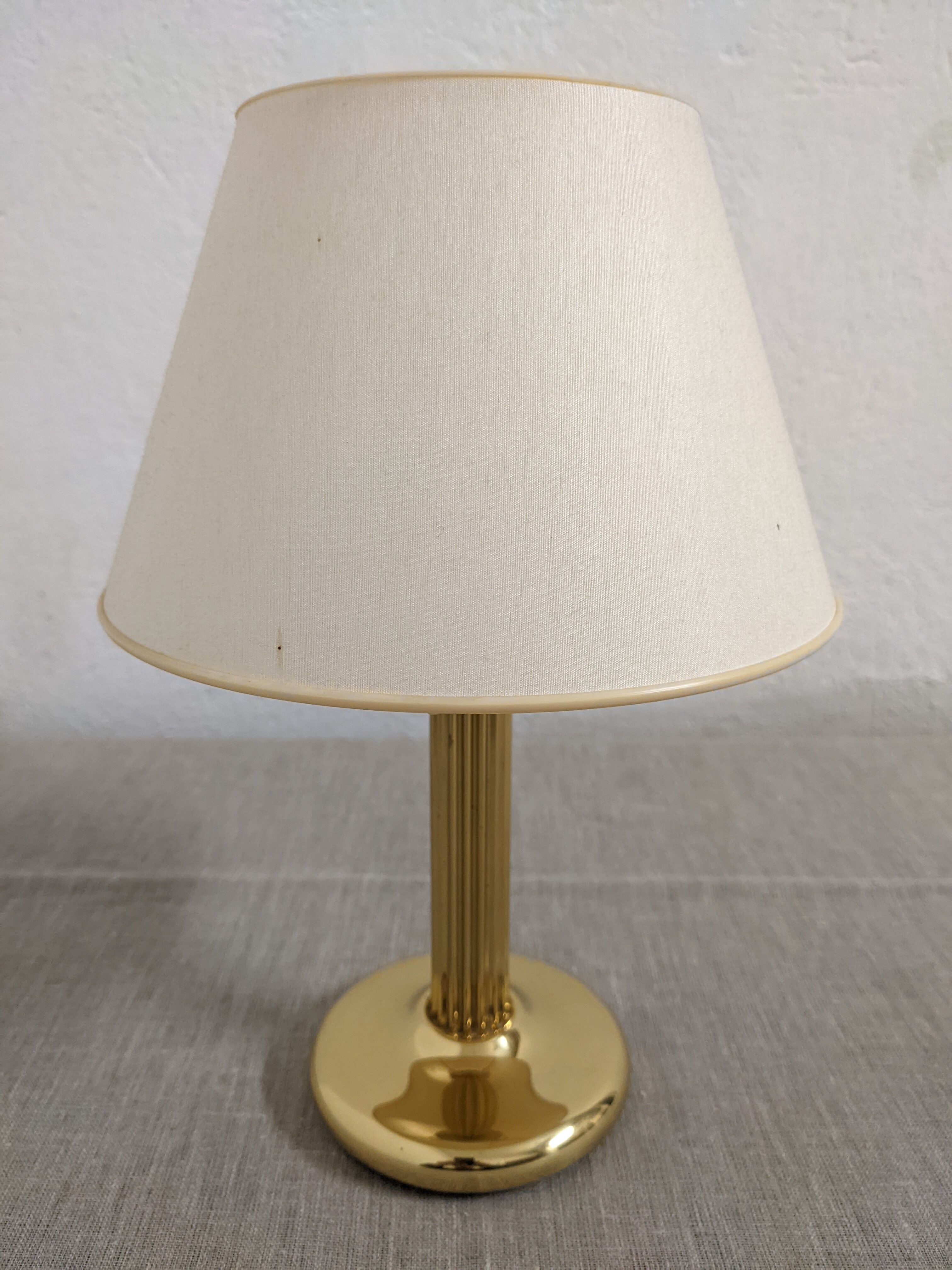 Brass bedside lamp from the 70s