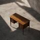 Vintage Scandinavian modern teak desk from the 1960s with drawers.
