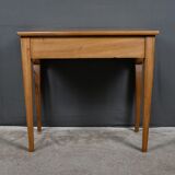 Small walnut console table, Restoration period – early 19th century.