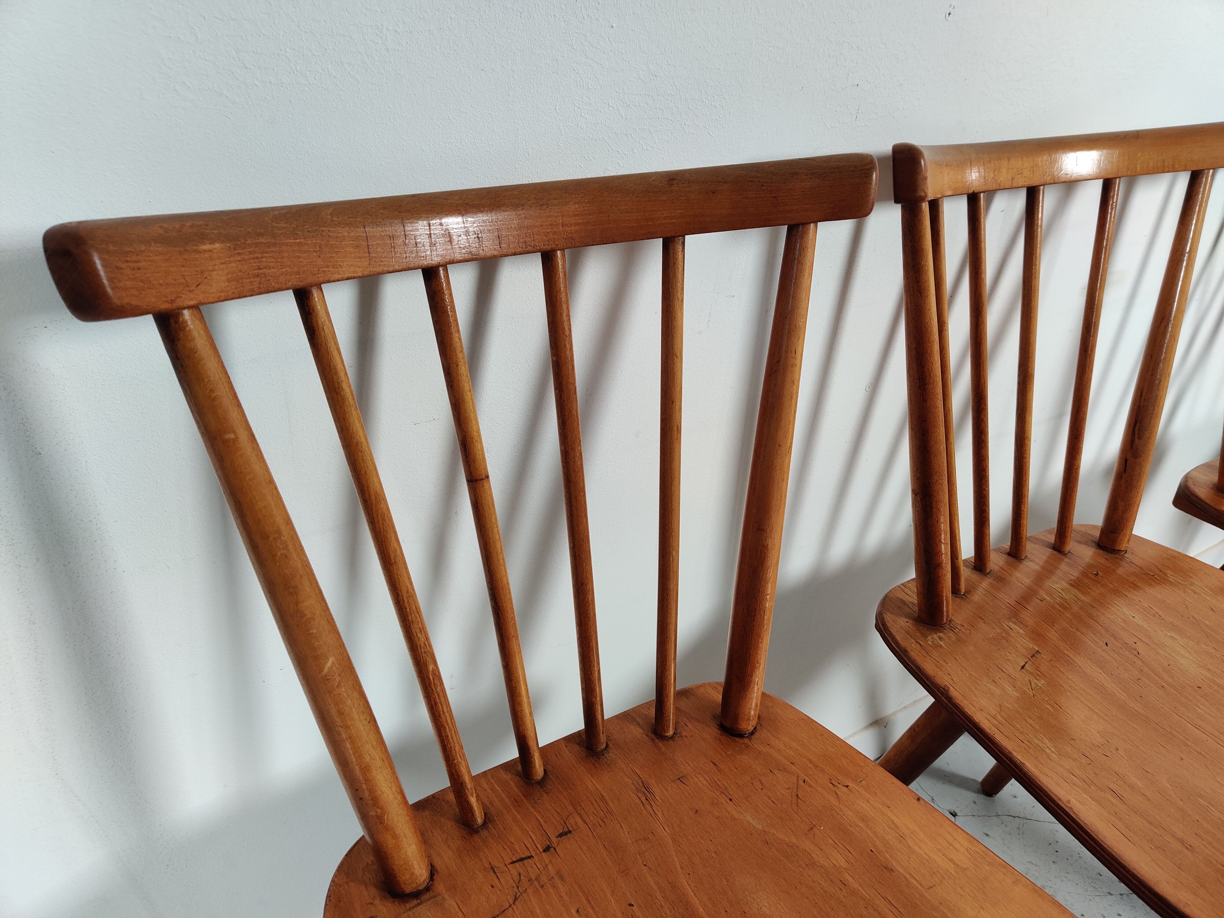 6 60s bistro bar chairs