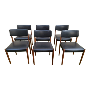 lot 6 chaises scandinaves