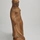 Draped Tanagra after Alexandre Bigot, Terracotta statuette, 20 cm