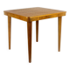 Restored Square Oak Veneered Folding Table from Jitona, 1960s