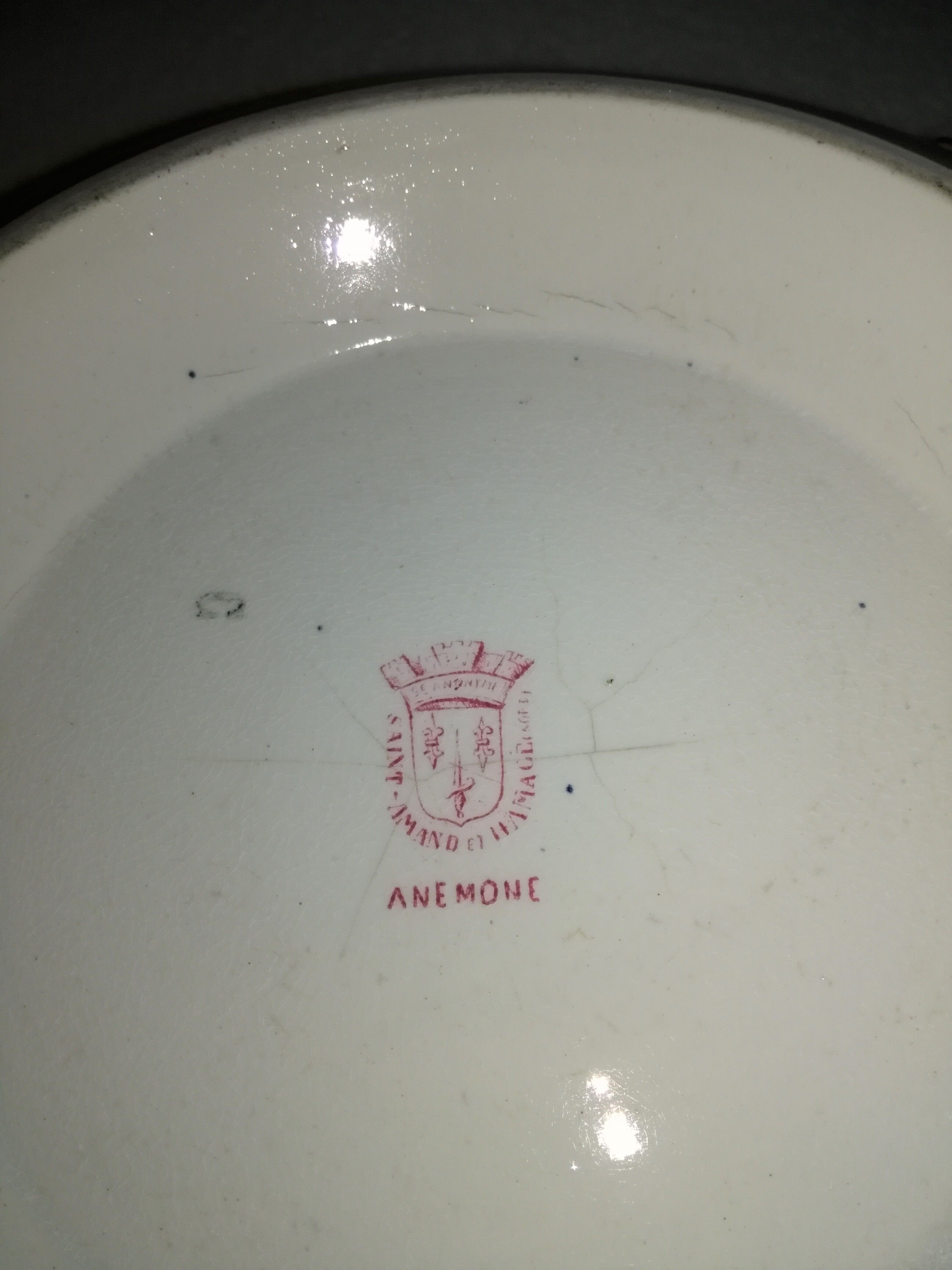 St Amand Hamage vintage toilet bowl