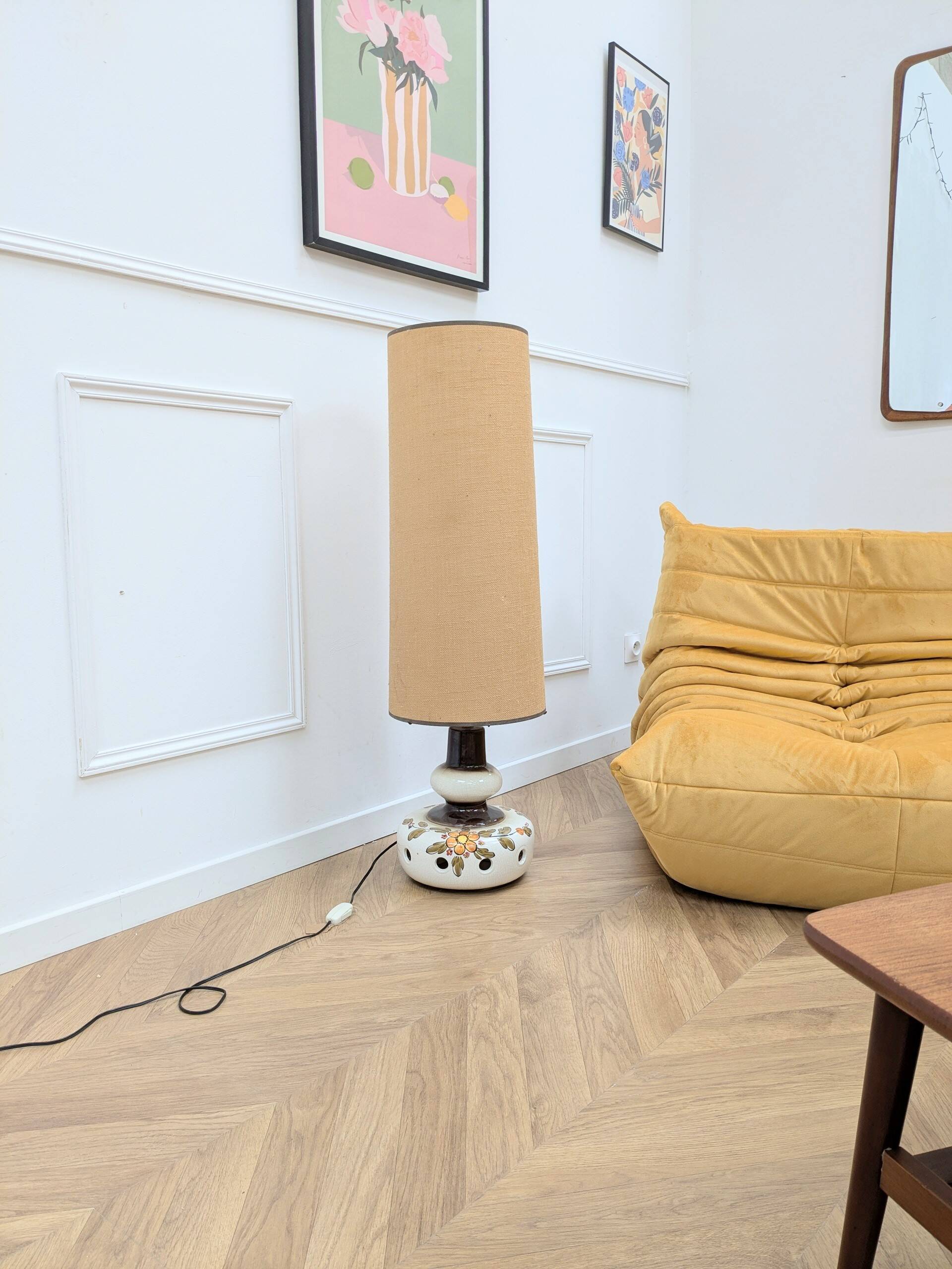 vintage ceramic lamp