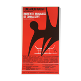 Alexander Calder Maeght Foundation, 1974. Original poster in lithography