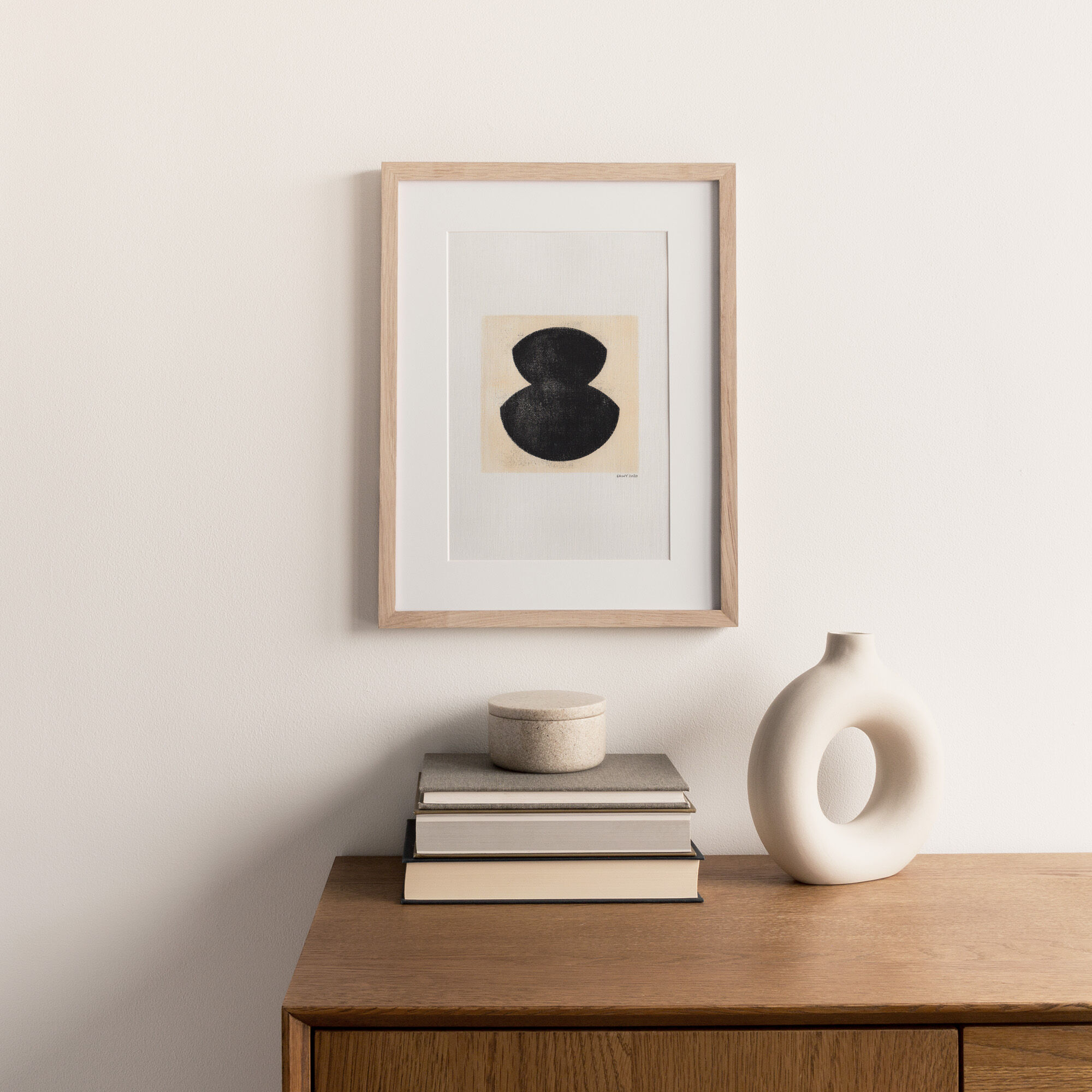 Painting on abstract illustration abstract illustration Unsym M201