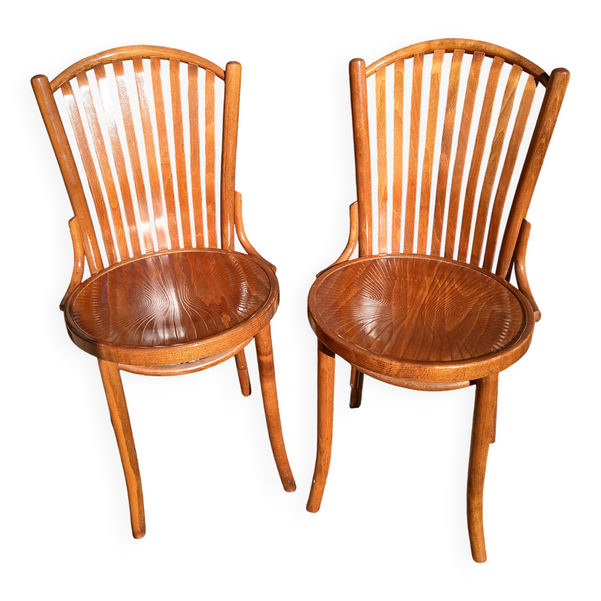 2 Thonet style bistro chairs