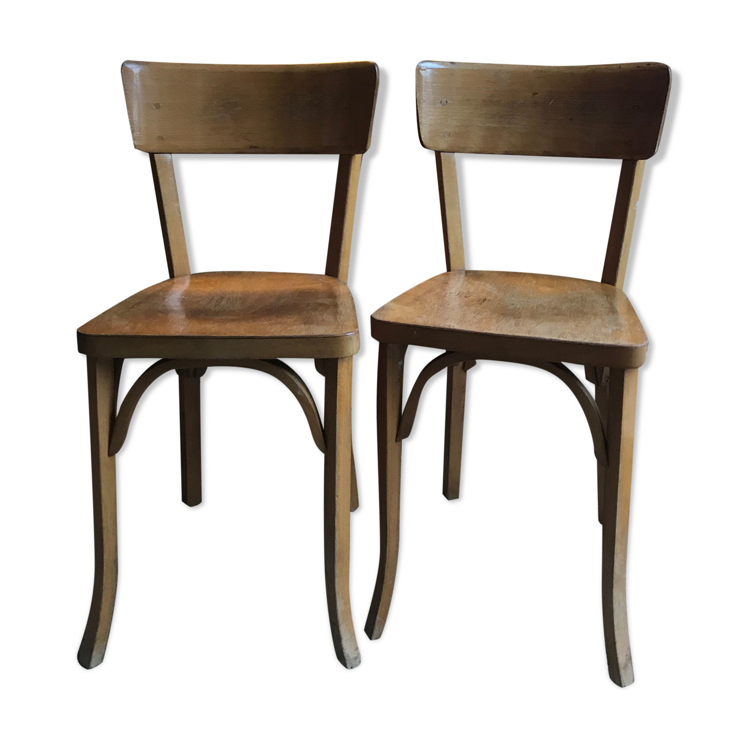 Lot of 2 baumann bistro chairs