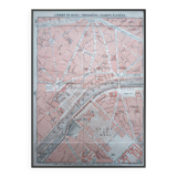 Paris, Champ de Mars, ancien plan, imprimé en 1914.