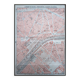 Paris, Champ de Mars, old map, printed in 1914.