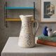 Modernist pitcher with rooster by Fratelli Fanciullacci from the 1950s.