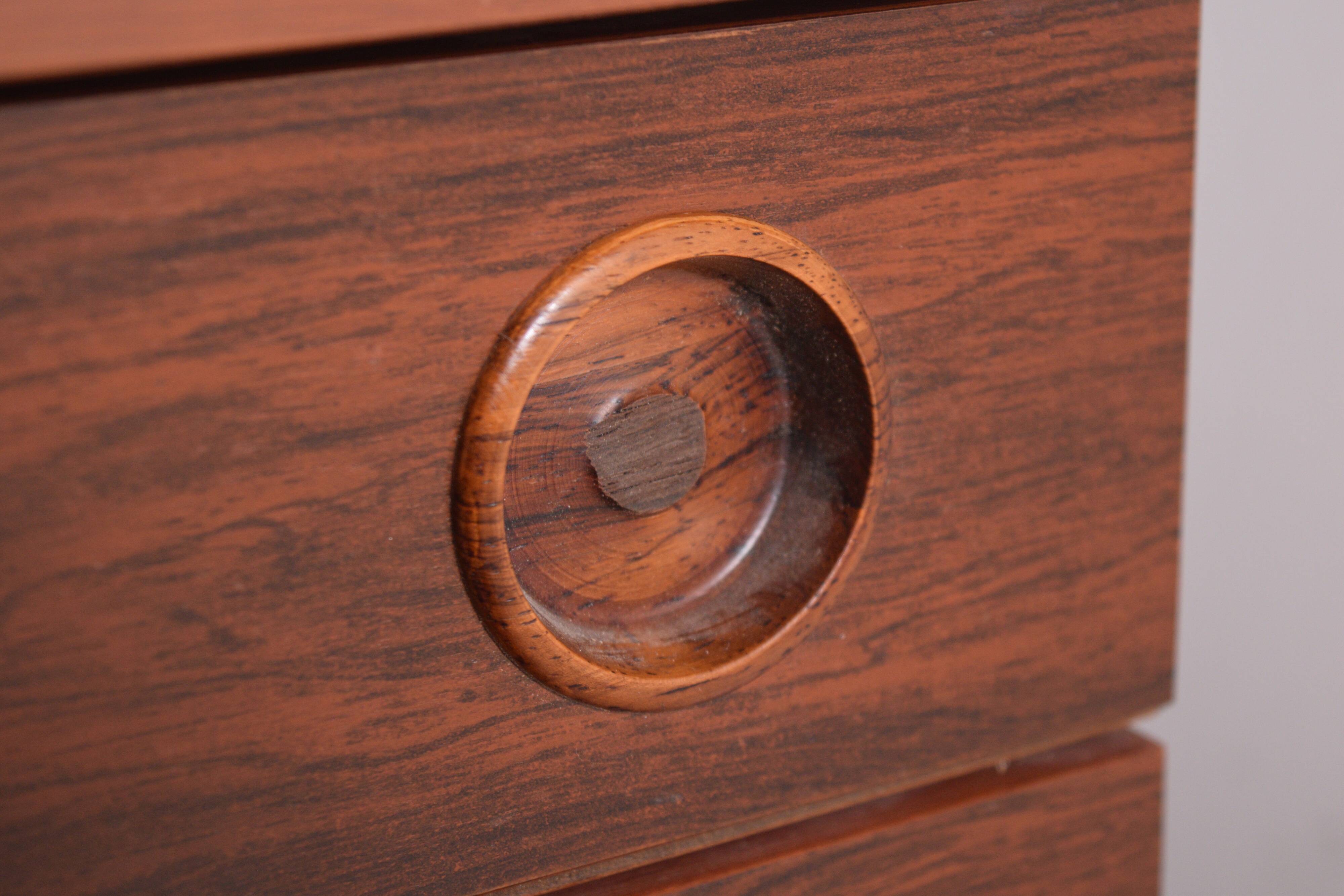 Rosewood Greaves & Thomas retro sideboard cabinet, 1970s