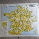 Old school map france ed. hatier armand colin