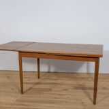 Mid Century Teak Extendable Dining Table, Denmark, 1960s