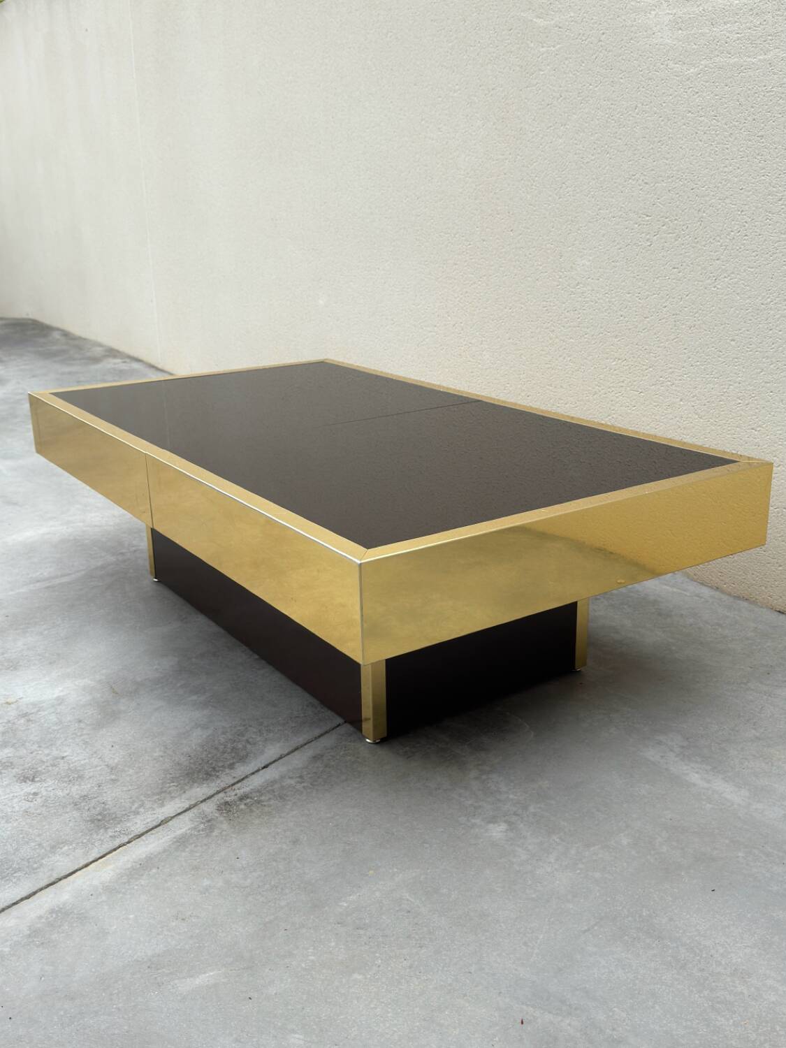 70s designer bar coffee table
