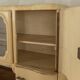 Art Deco kitchen cabinet, 1920s, two-piece