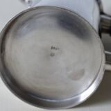 Silver-plated metal teapot