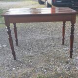 Walnut table 19 th , 1 drawer