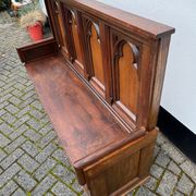 Gothic Revival Wooden Bench