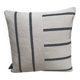 Striped woven cushion 40x40cm