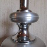 Living room lamp, High, aluminum and stainless steel