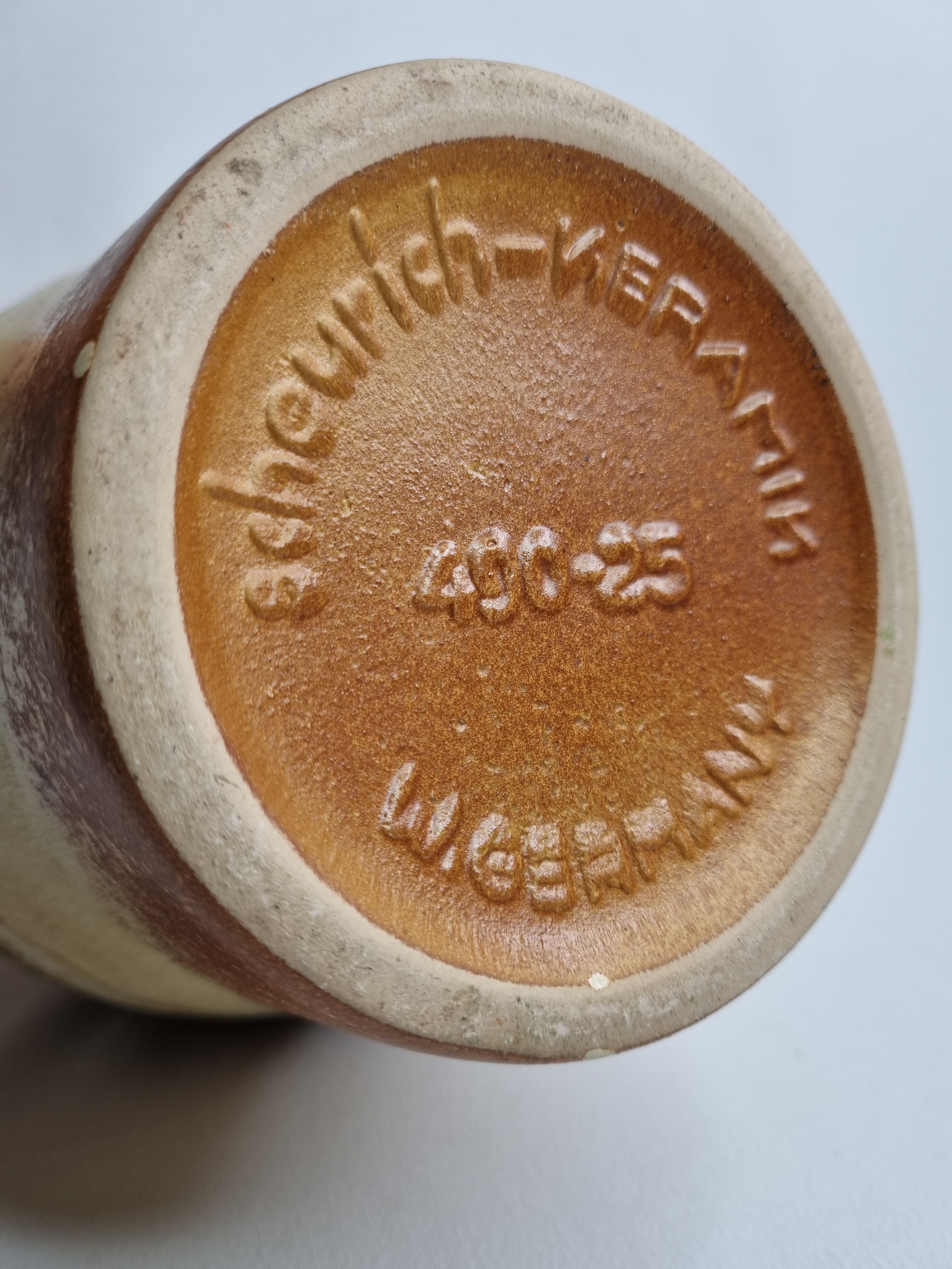 Vase vintage Scheurich Keramik, West Germany, 25 cm