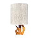 Artisanal brutalist lamp 70's