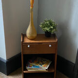 Scandinavian side furniture, vintage sofa end, design bedside table