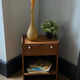 Scandinavian side furniture, vintage sofa end, design bedside table