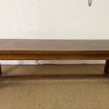 Wooden farmhouse table