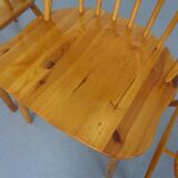 Pine Chairs by Erik Ole Jørgensen, Set of 5