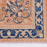 Rare Tapis Persan Ancien, Chef-d’œuvre Fait Main en Laine Naturelle