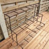 Old iron florist plant holder