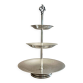 Vintage silver metal display stand – 3 tiers