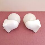 Pair of Syla night light or bathroom design space age