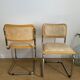 Pair of in beige skaï chairs