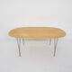 Large "Superellipse B613" dining table by Piet Hein and Bruno Mathsson for Fritz Hansen,Denmark 1994